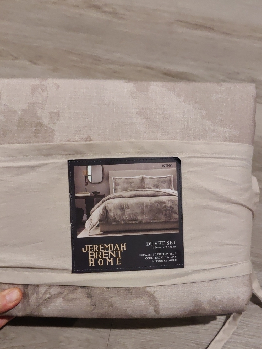 New!Jeremiah Brent 3 Pc King Duvet Set Cotton"Walk In The Woods" CountrycoreY2K - Picture 2 of 8